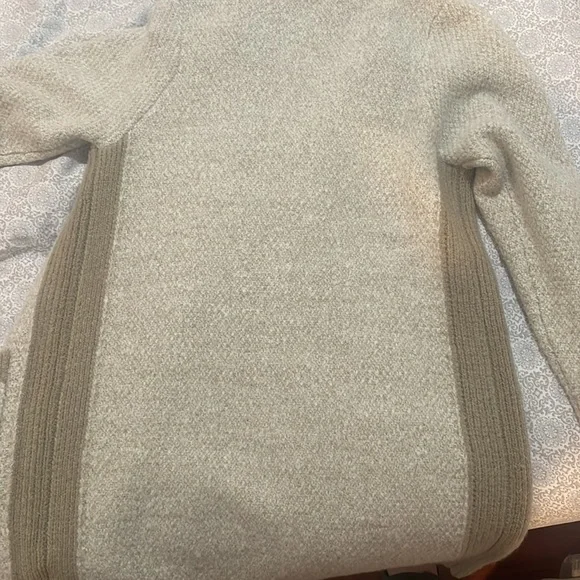 Woven midi length knit cardigan - Picture 4 of 5